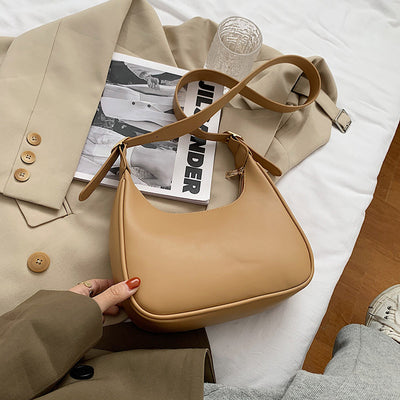 Retro Handbags Underarm Handbags Simple Fashion Handbags Shoulder Messenger Dumpling Bag