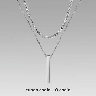 Jewelry Men Boy Gift Chain Crystal Necklace