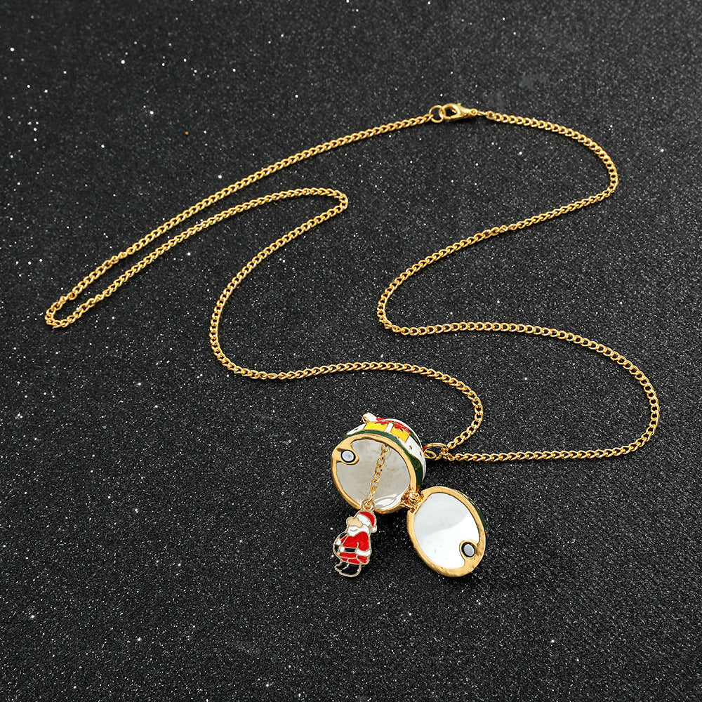 Necklace Colorful Egg Elderly Alloy Necklace