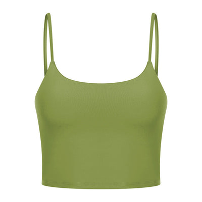 Sexy Beautiful Back Yoga Wear Gathers Gym Camisole