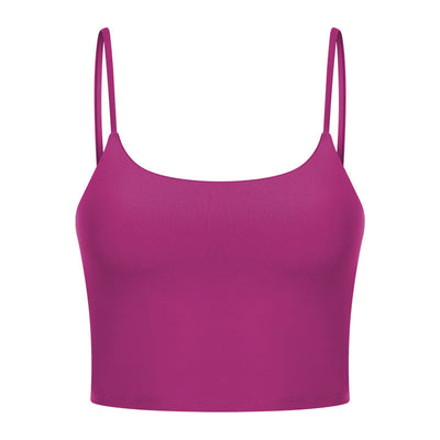 Sexy Beautiful Back Yoga Wear Gathers Gym Camisole