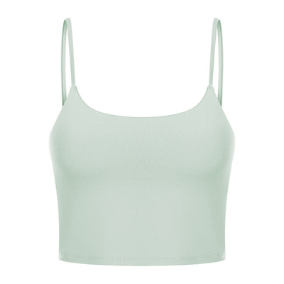 Sexy Beautiful Back Yoga Wear Gathers Gym Camisole