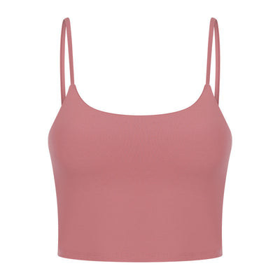 Sexy Beautiful Back Yoga Wear Gathers Gym Camisole