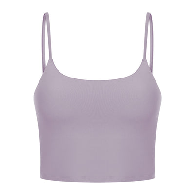 Sexy Beautiful Back Yoga Wear Gathers Gym Camisole