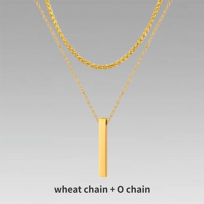 Jewelry Men Boy Gift Chain Crystal Necklace