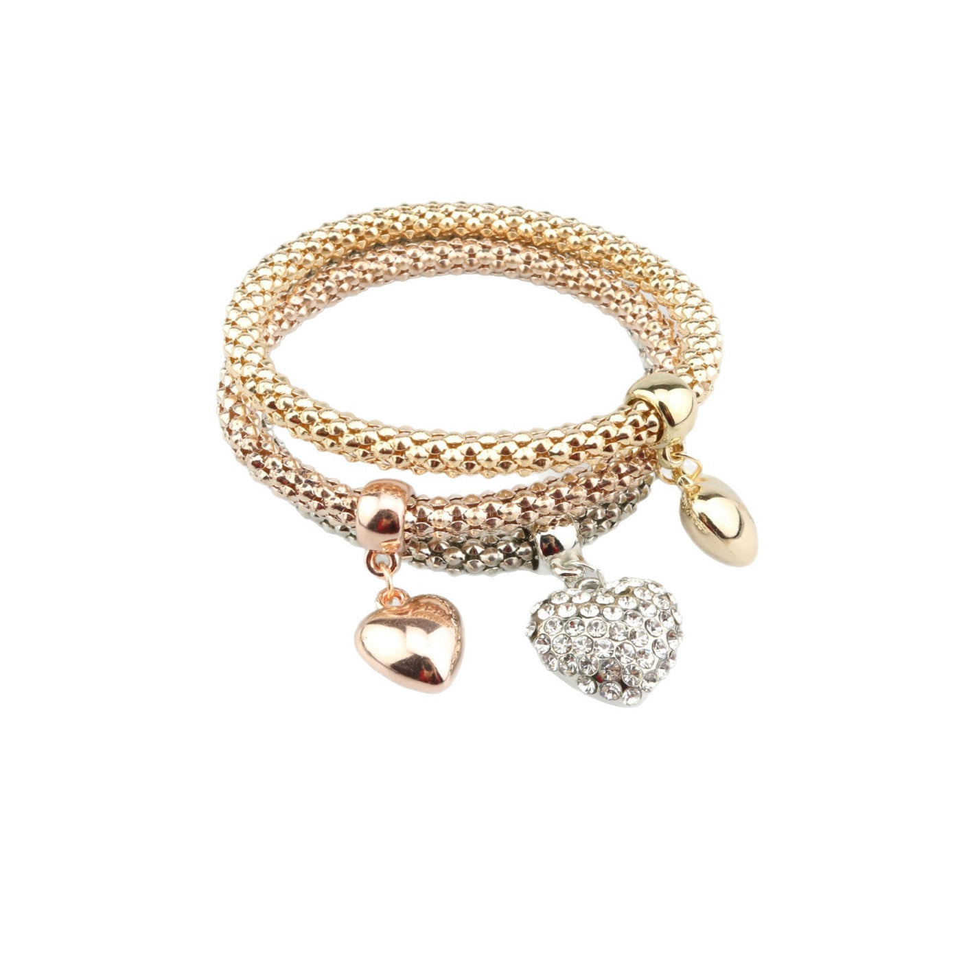 Fashion Personality New Heart Bracelet Suit