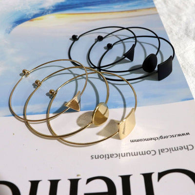 Fashion Copper Bracelet Round Triangle Square