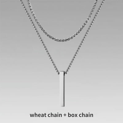Jewelry Men Boy Gift Chain Crystal Necklace