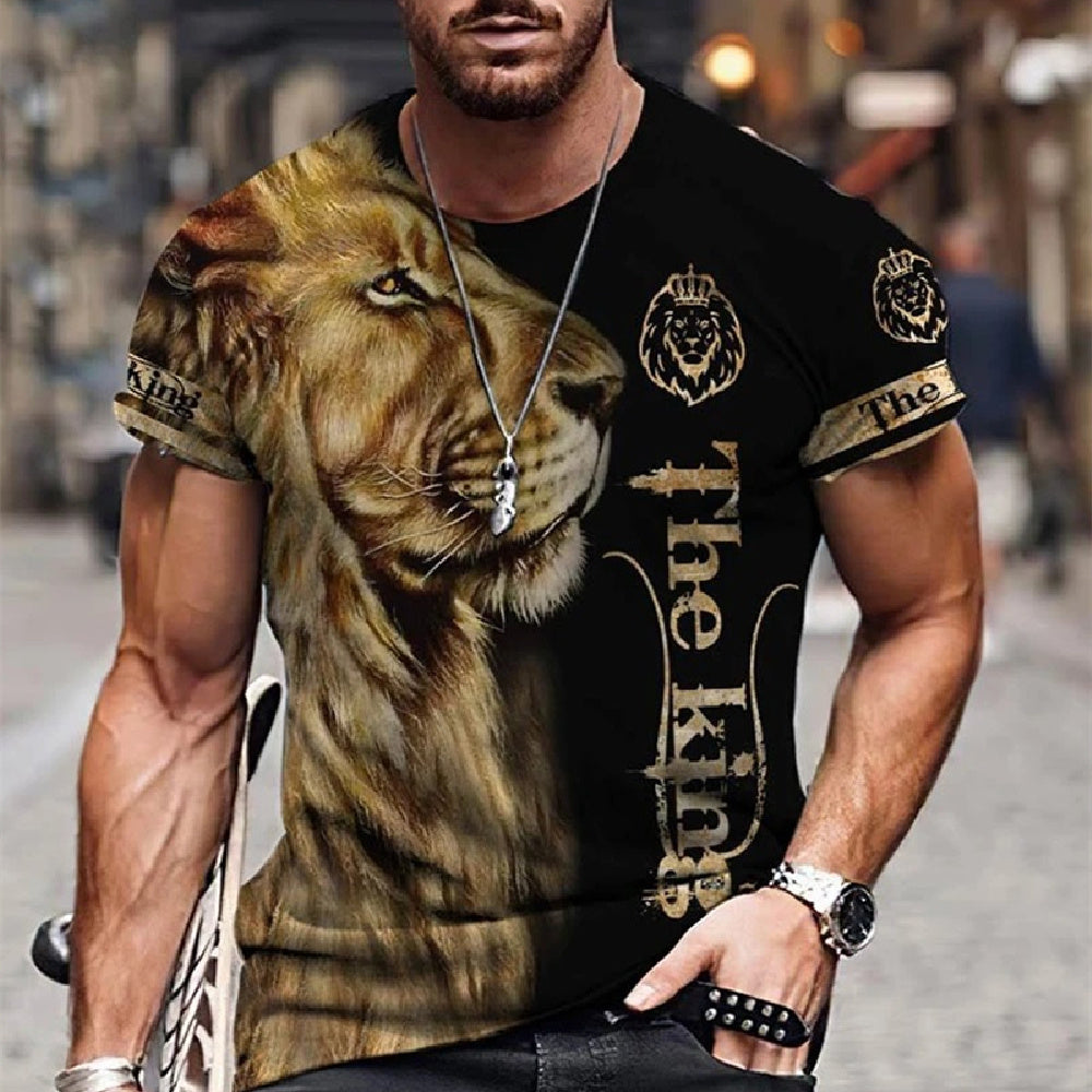 Fashion European And American Style Men's Summer T-shirt
