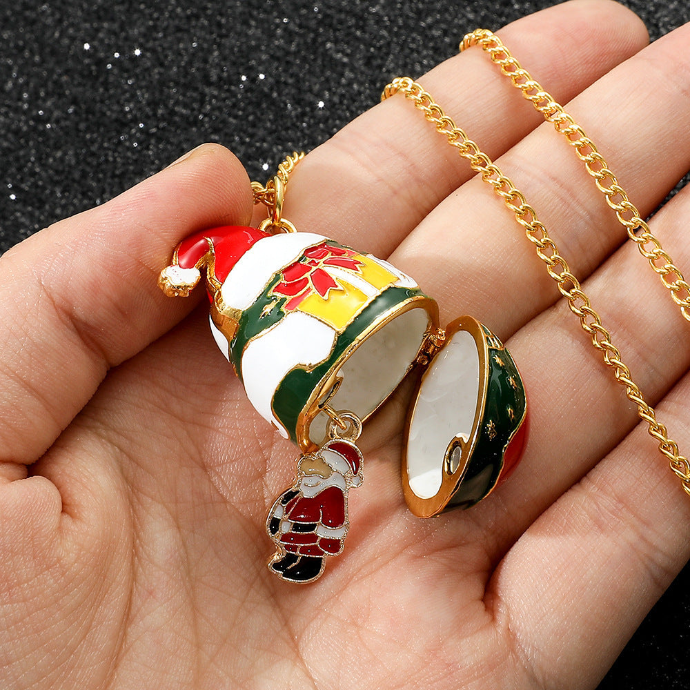 Necklace Colorful Egg Elderly Alloy Necklace