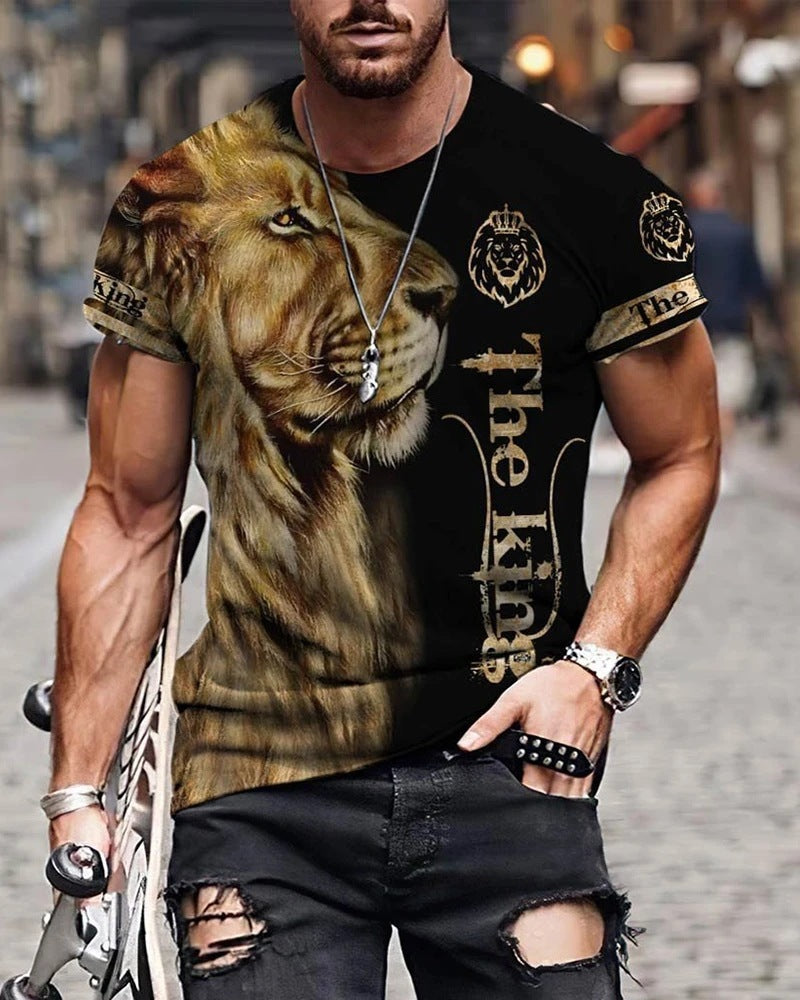 Fashion European And American Style Men's Summer T-shirt
