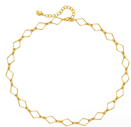 Hollow Diamond Necklace Necklace Clavicle Chain