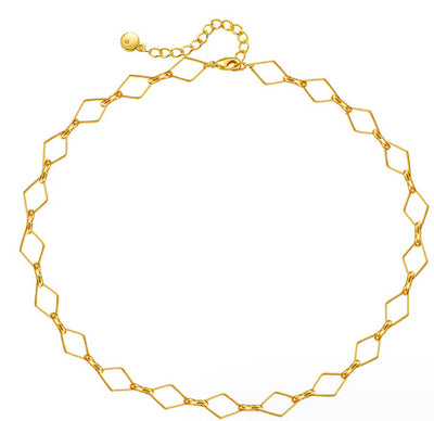 Hollow Diamond Necklace Necklace Clavicle Chain