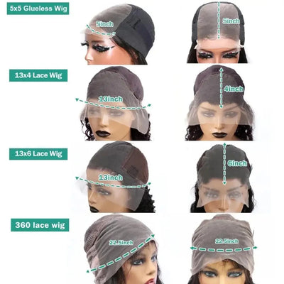 Body Wave 13x6 HD Lace Front Wigs Body Wave 13x4 Transparent Lace Human Hair Wigs Glueless 6x4 For Black Women High Density