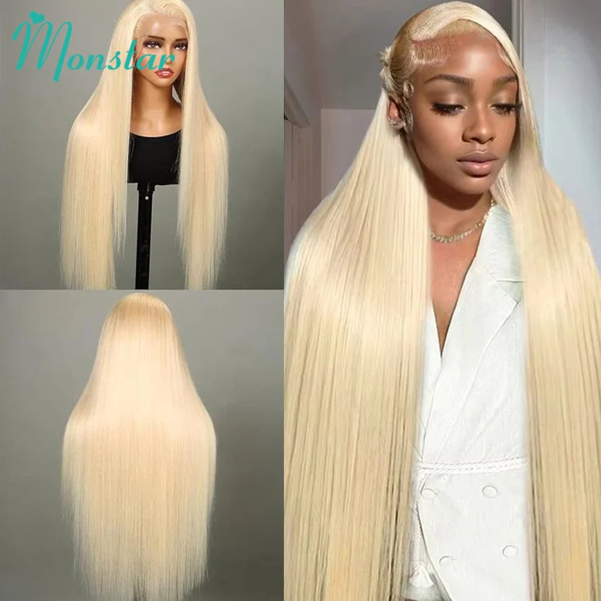 Blonde Wigs 300 Density Lace Wig Human Hair 13x6 Hd Lace Frontal Wig 613 Vietnamese Bone Straight 13x4 Lace Front Wig Human Hair