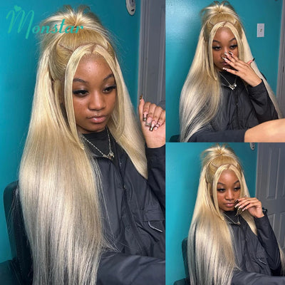 Blonde Wigs 300 Density Lace Wig Human Hair 13x6 Hd Lace Frontal Wig 613 Vietnamese Bone Straight 13x4 Lace Front Wig Human Hair