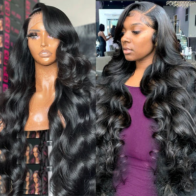 Body Wave 13x6 HD Lace Front Wigs Body Wave 13x4 Transparent Lace Human Hair Wigs Glueless 6x4 For Black Women High Density