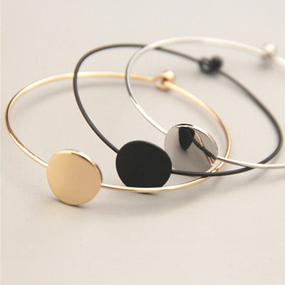 Fashion Copper Bracelet Round Triangle Square