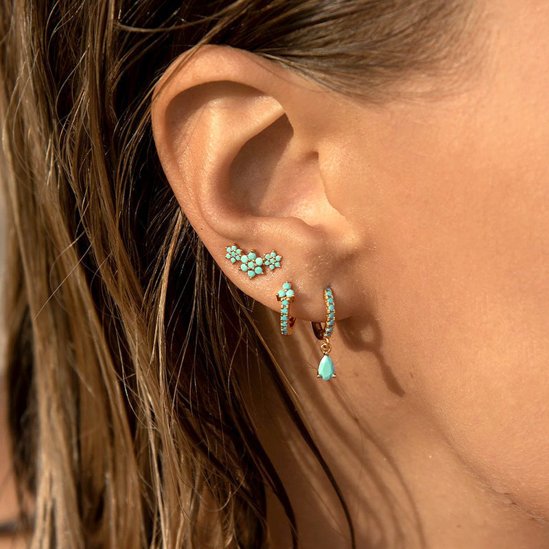 French Style Ear Clip Earings Set For Women