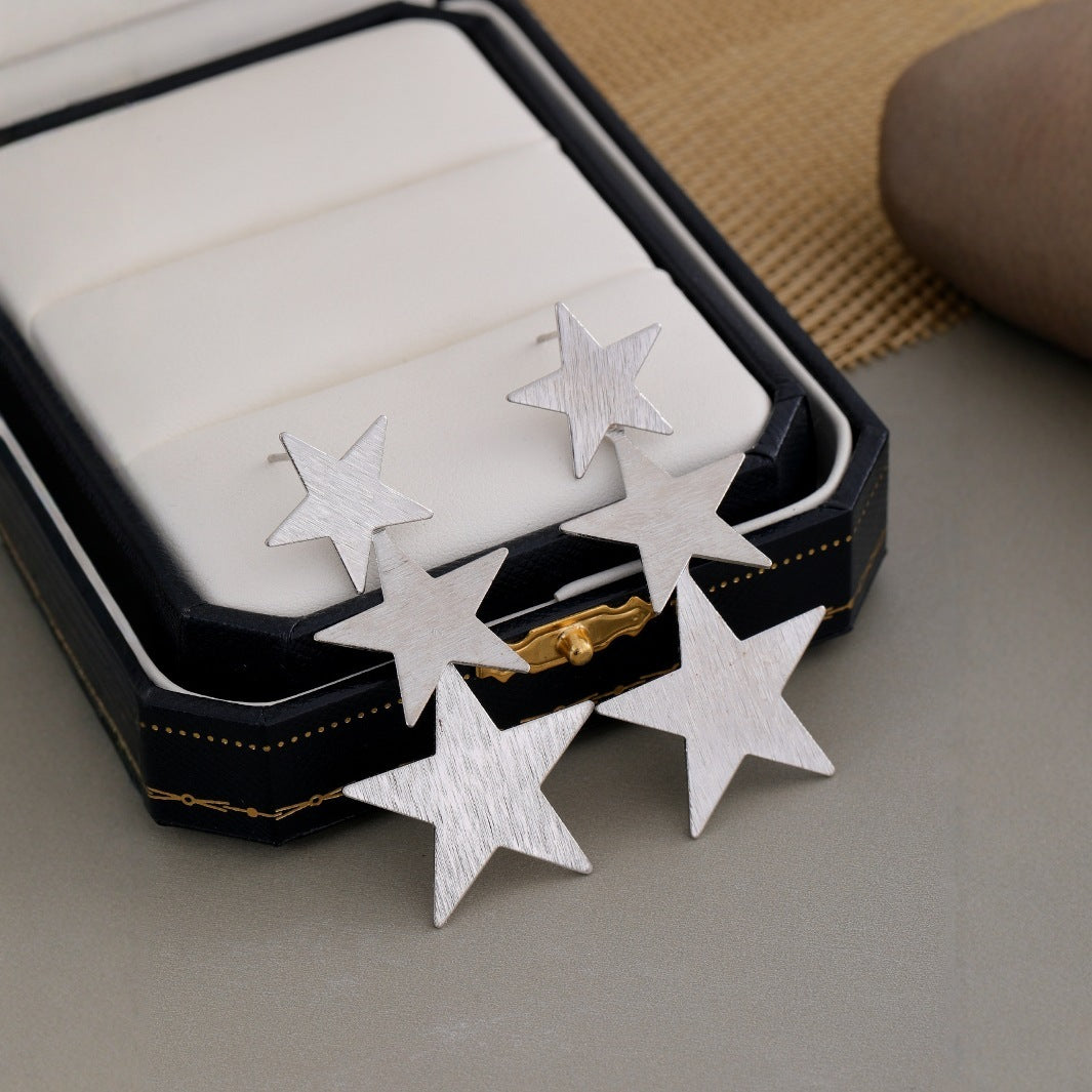 Fashionable Slimming Pentagram Earrings