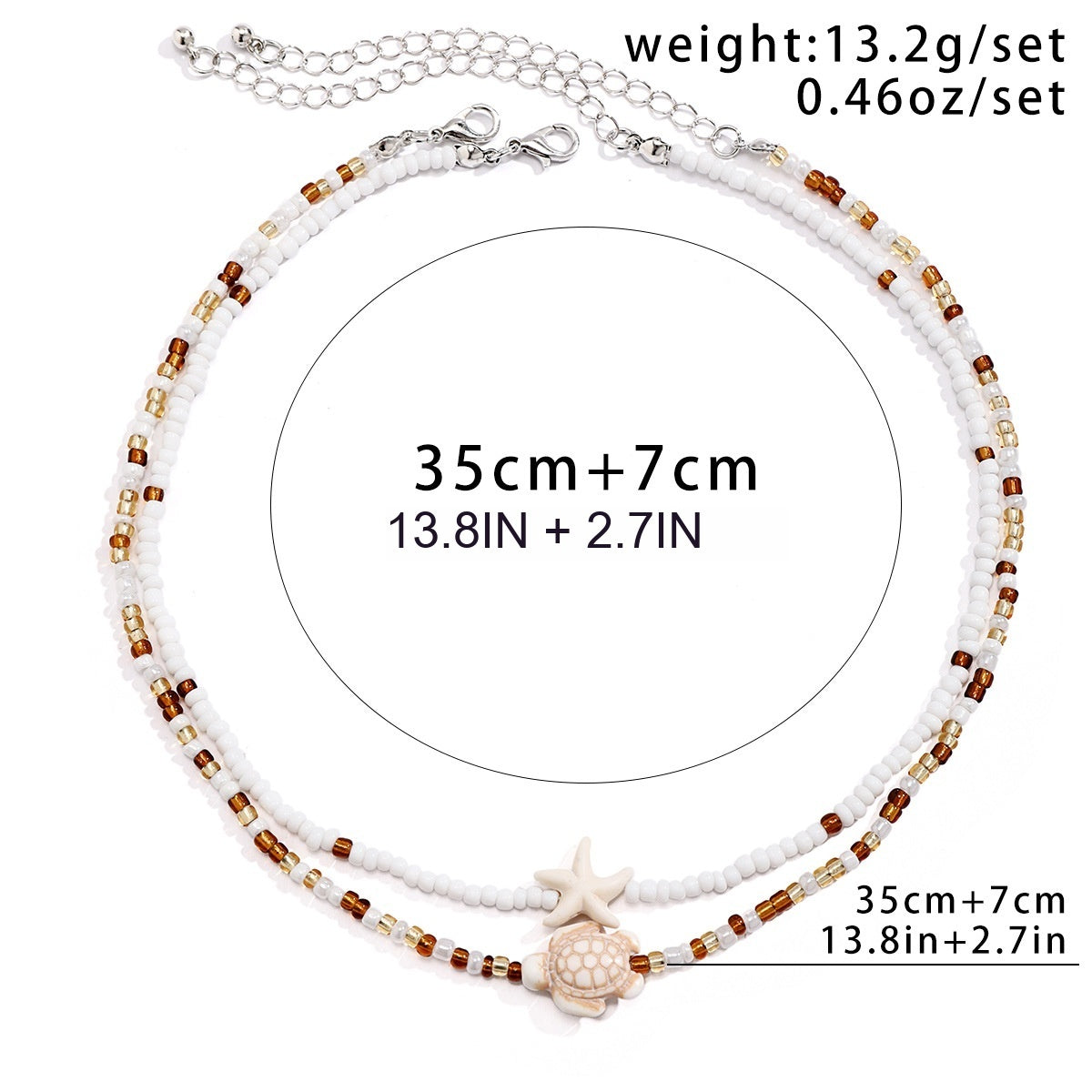 Starfish Shell Necklace For Women Necklace