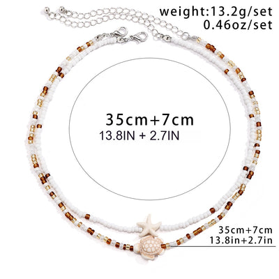Starfish Shell Necklace For Women Necklace