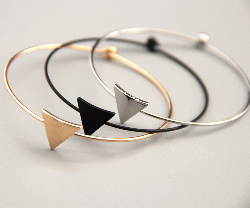 Fashion Copper Bracelet Round Triangle Square
