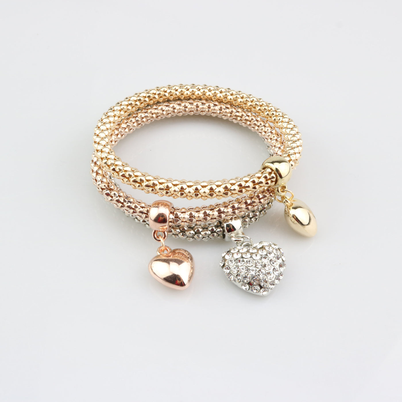 Fashion Personality New Heart Bracelet Suit