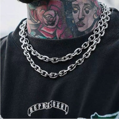 Necklace Chain Luxury Men Boy Jewelry Elegant Gold Color