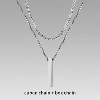 Jewelry Men Boy Gift Chain Crystal Necklace