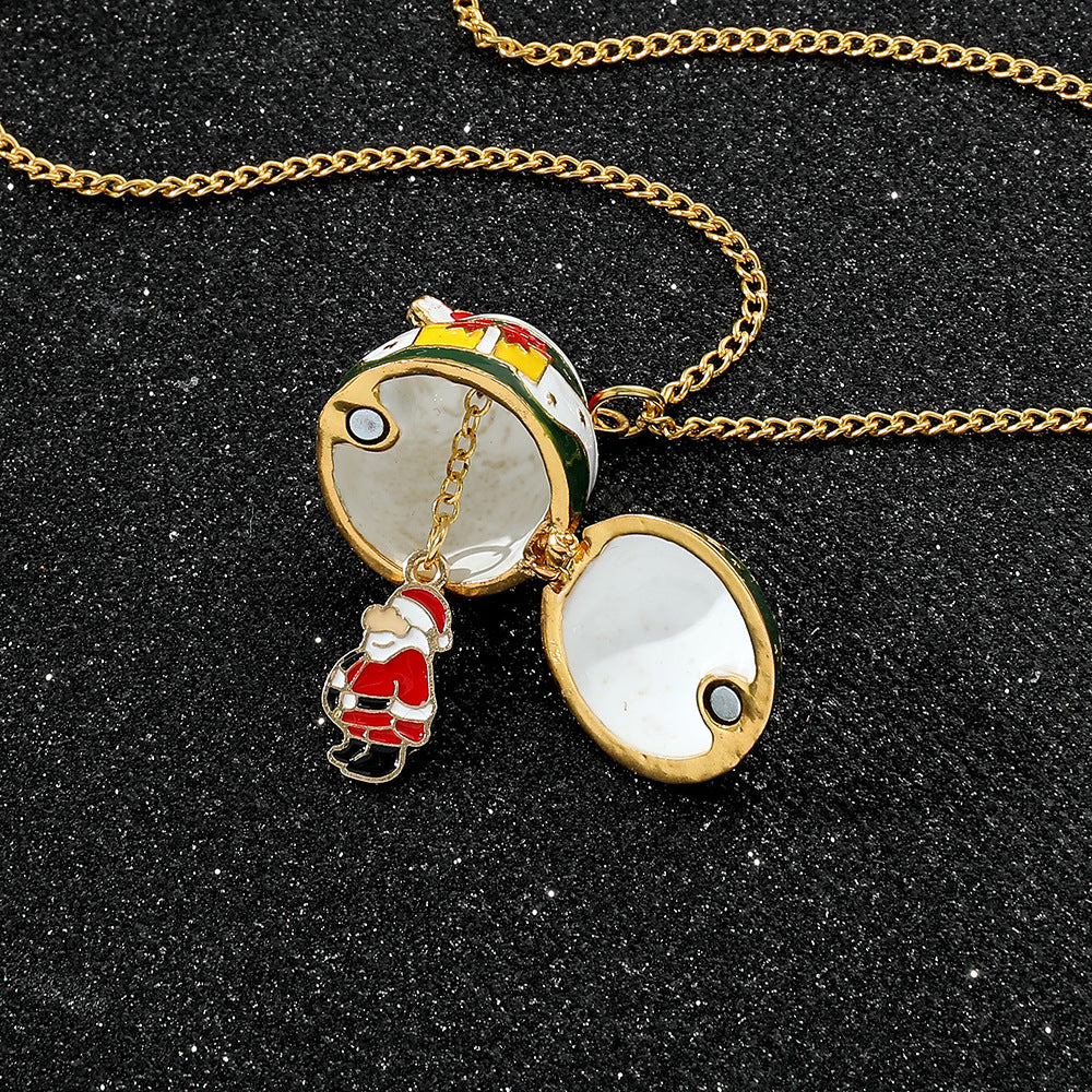 Necklace Colorful Egg Elderly Alloy Necklace
